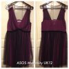 ASOS Maternity Purple Party Dress UK12.jpg